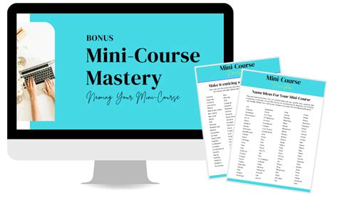 How To Create A Mini Course