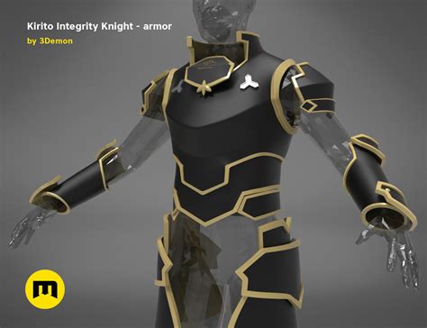 Kiritos Armor Integrity Knight 3demon 3d Print Models Download