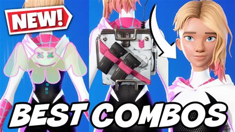 Best Combos For New Spider Gwen Skin Gwen Stacy Styleseason 4 Battle Pass Fortnite