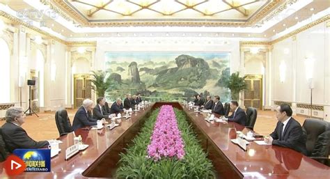 习近平会见美国国会参议院多数党领袖舒默一行时政要闻中国台湾网