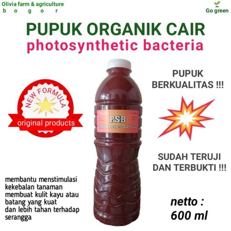 Jual Pupuk Organik Cair Photosynthetic Bacteria PSB Berkualitas Isi