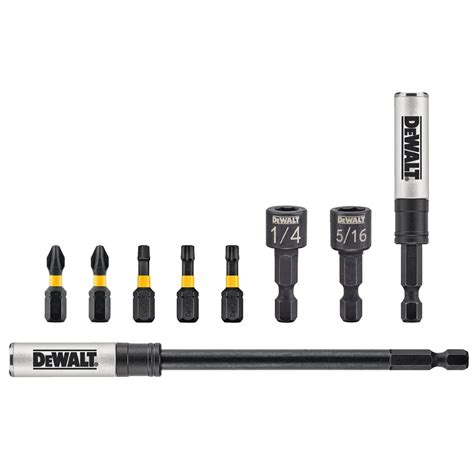 Dewalt Impact Ready Flextorq Piece Impact Driver Bit Set At Lowes