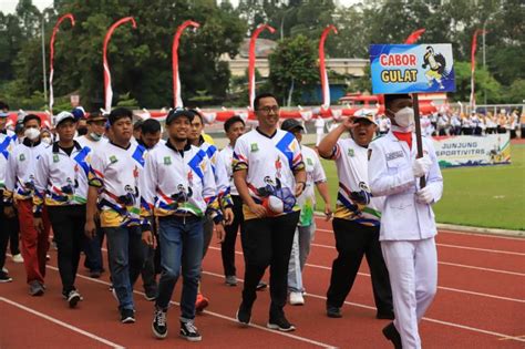 Porprov VI Banten Berakhir Kota Tangerang Sukses Penyelenggaraannya