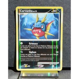 Carvanha Platine Rivaux Mergeants Carte Pokemon