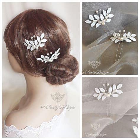 Braut Haarnadel Mit Perlen Hochzeit Haarschmuck Braut Haarschmuck