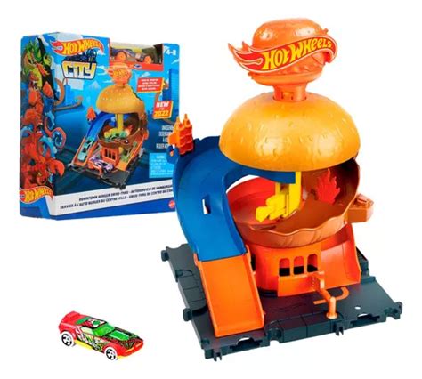 Hot Wheels City Pista Lanzador Set De Juego Juguete Mattel Envío gratis