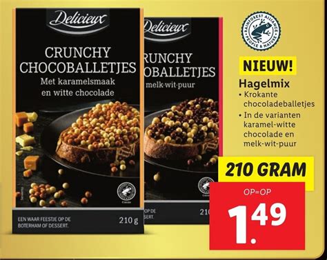 Delicieux Hagelmixen 210g Aanbieding Bij Lidl