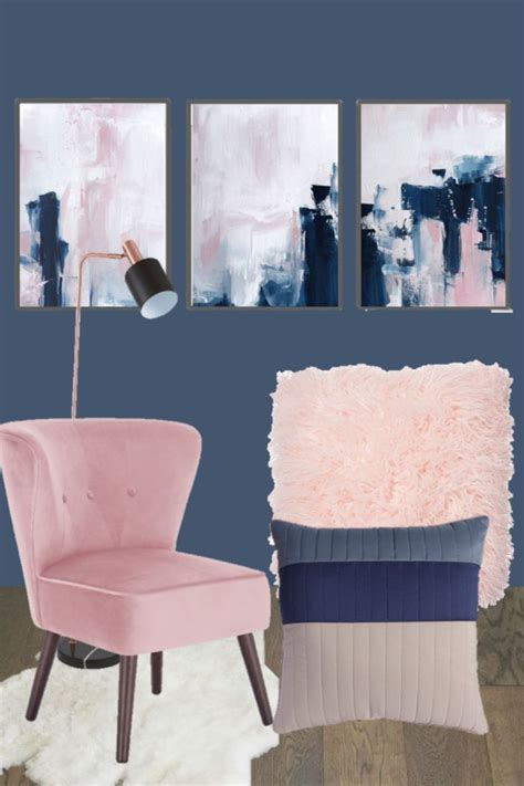 Navy And Pink Decor Ideas Leadersrooms