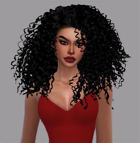 PACK CABELOS FEMININOS The Sims 4 Cabelos Cacheados Curly Hair Em