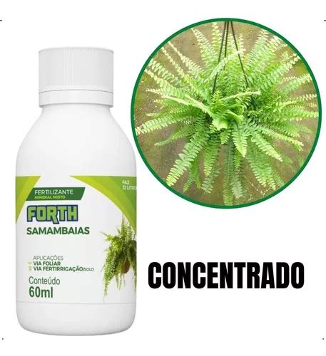 Fertilizante Líquido Forth Samambaias Concentrado 60ml