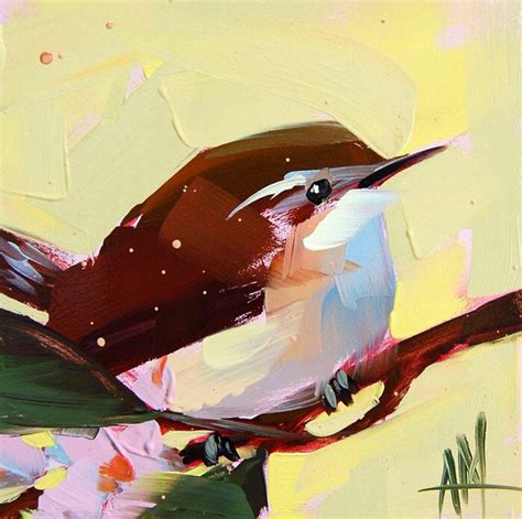 Angela Moulton Daily Painting Daily Painting Birds Painting Art