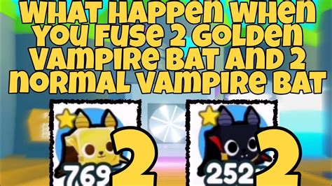 What Happen When You Fuse 2 Golden Vampire Bat And 2 Normal Vampire Bat