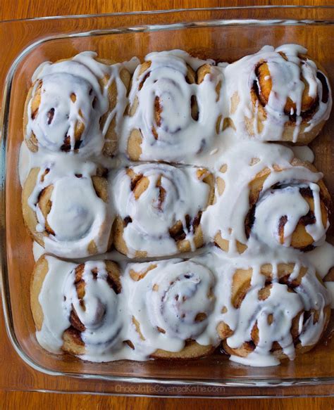 Vegan Cinnamon Rolls Chocolate Covered Katie