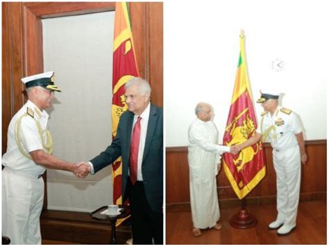 Indian Navy Chief Discusses Defence Cooperation With Sri Lankan Pm