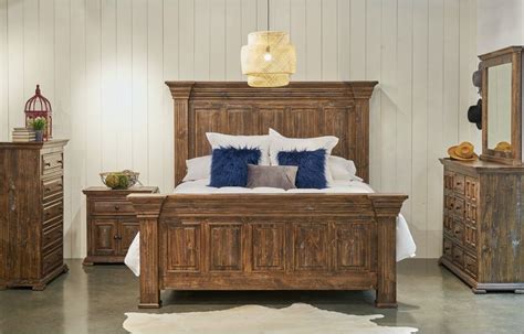 Elements International Olivia Brown 4pc Bedroom Set