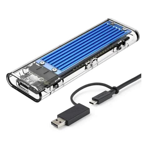 Case Ssd Externo M Nvme Sata Exbom Tipo C Usb M E B M Gbps