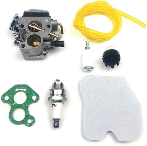 Hippotech Carburetor With Air Filter Fuel Line Kit For Husqvarna 235 240 235e 240e