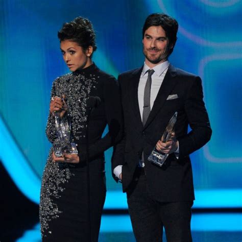 Ian Somerhalder Y Nina Dobrev En Los Peoples Choice Awards 2014 Ian