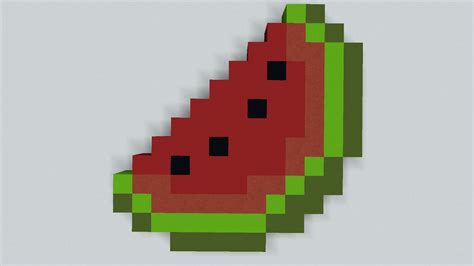 Minecraft Melon Pixel Art