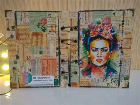 Agenda Frida Kahlo Chaveiro Marca P Ginas Elo