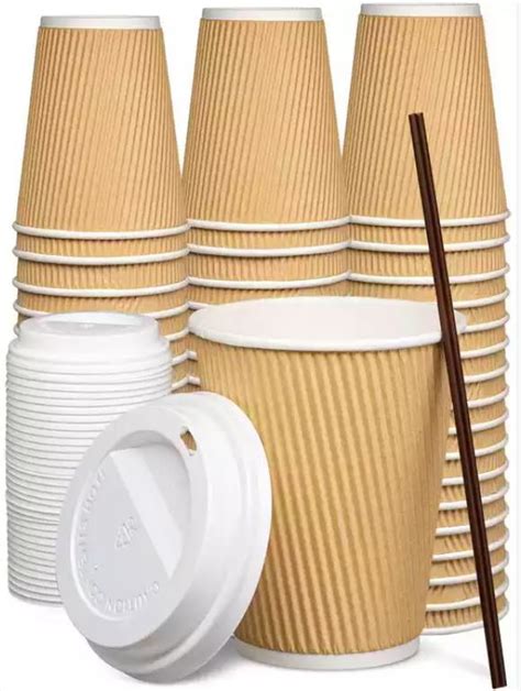 Oem Custom Biodegradable Take Away Corrugated Coffee Paper Cup China