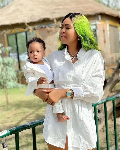 Regina Daniels Shares New Adorable Photos With Her Son, Munir, Rocking Matching Outfits - MIMI'S ...