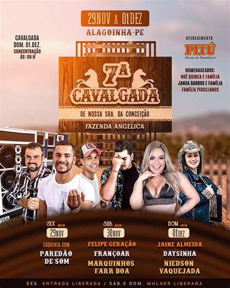 Flyer Evento Cavalgada On Behance