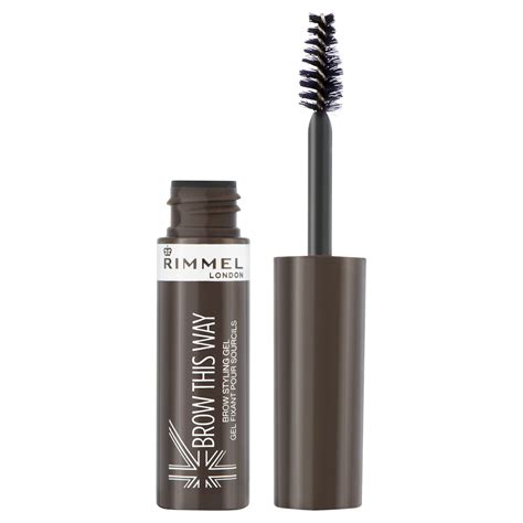 Rimmel London Brow This Way Brow Styling Gel Dark Brown 017 Oz