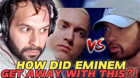 Battle Rapper Watches Slim Shady Vs Marshall Mathers The Face Off Complex Cover Youtube