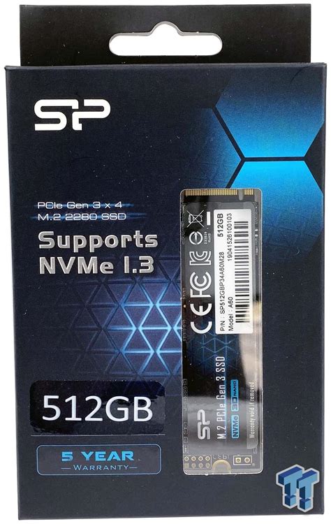 Silicon Power 1TB NVMe M 2 PCIe Gen3x4 2280 SSD SP001TBP34A60M28