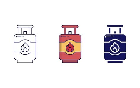 Premium Vector Gas Cylinder Vector Icon