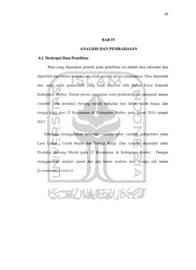 Bab Iv Analisis Dan Pembahasan