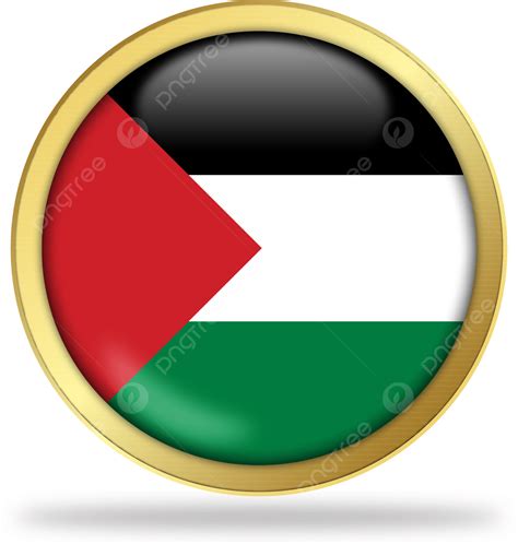 علم فلسطين رمز بابوا نيو غينيا الذهب الحدود العلم فلسطين أيقونة Png