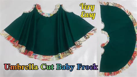 Umbrella Cut Baby Frock Cutting And Stitching Baby Frock Cutting And