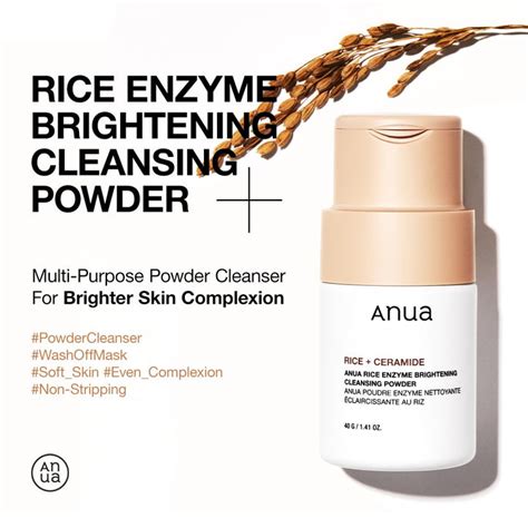 Anua Rice Enzyme Brightening Cleansing Powder Skin Store Pakistan