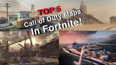 Top 5 Call Of Duty Maps In Fortnite Creative W Codes Youtube