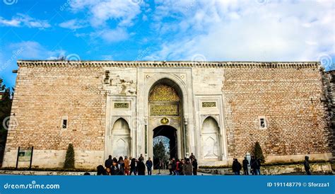 Imperial Gate Mosaic In Hagia Sophia Museum Editorial Photo