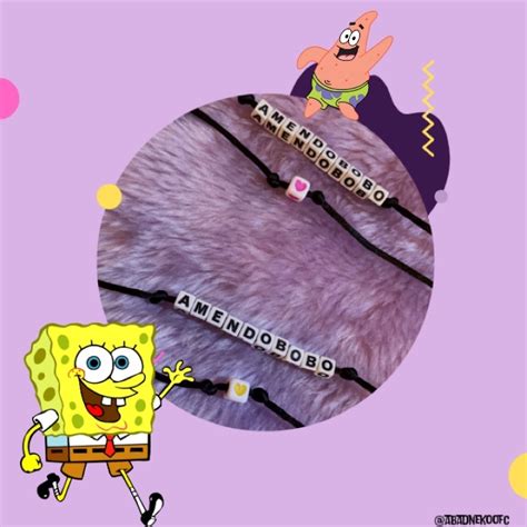 Pulseira Da Amizade Bob Esponja Shopee Brasil