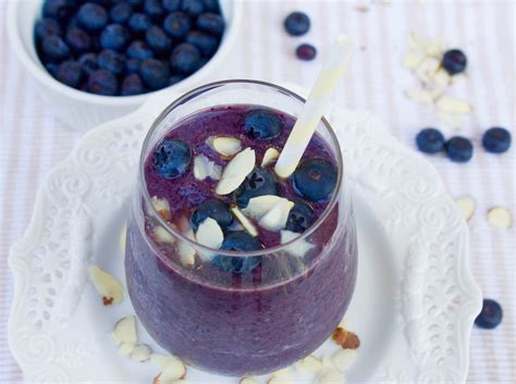 Healthy Blueberry Muffin Smoothie Kathryns Kitchen