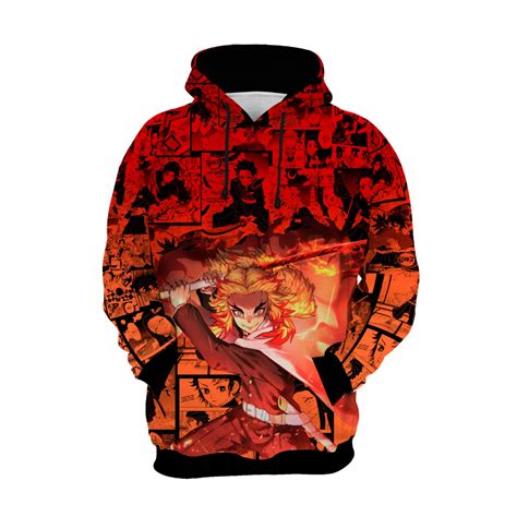 Moletom Demon Slayer Rengoku Manga Casaco Anime Ref Shopee Brasil