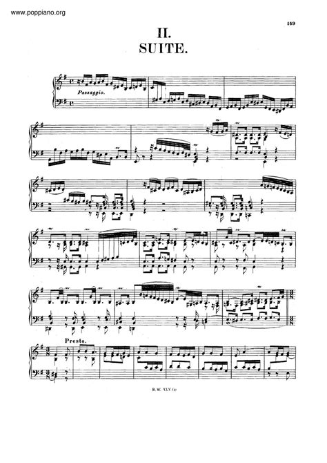 Johann Sebastian Bach Suite In E Minor Bwv Pdf