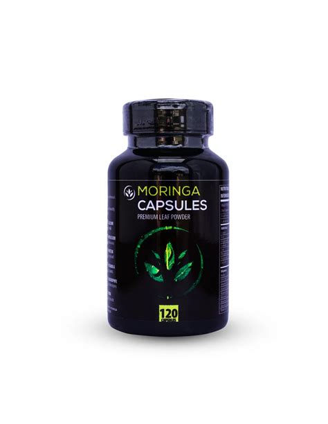 Moringa Leaf Powder Capsules 120 Capsules Moringa World