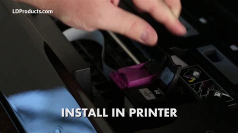 How To Install A Remanufactured Hp Ink Cartridge Youtube