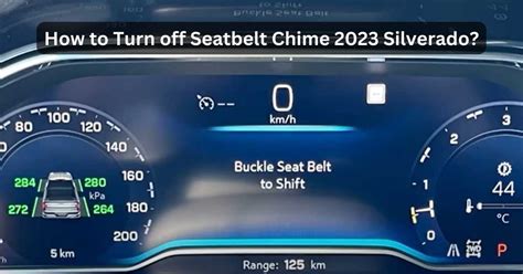 How To Turn Off Seatbelt Chime Silverado Drive In Peace