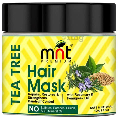 Mnt Premium Tea Tree Hair Mask Buy Jar Of 100 0 Gm Hair Mask At Best Price In India 1mg