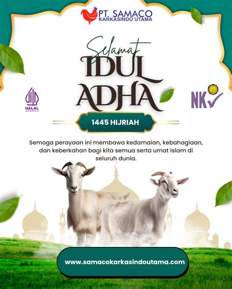 Kami Mengucapkan Selamat Merayakan Hari Raya Idul Adha H Pt