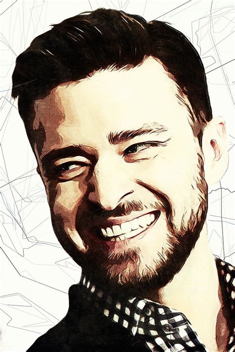 Justin Timberlake Fan Art Poster – My Hot Posters