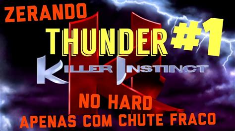 Zerando KILLER INSTINCT SNES No Hard Usando Apenas Chute Fraco R