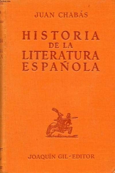 Breve Historia De La Literatura Espa Ola Libro