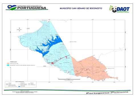 Red Ecologica Portuguesa Daot Mapas Por Municipios Del Estado Portuguesa